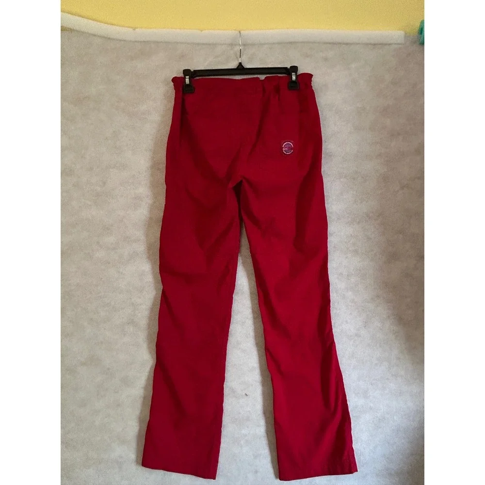 Koi Lite Red Scrub Set Womens Small Top XS Regular Pants Slim Fit